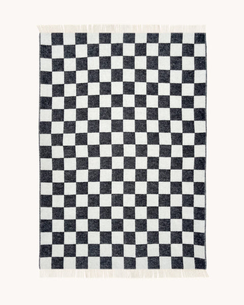 Plaid Damier Noir et Blanc