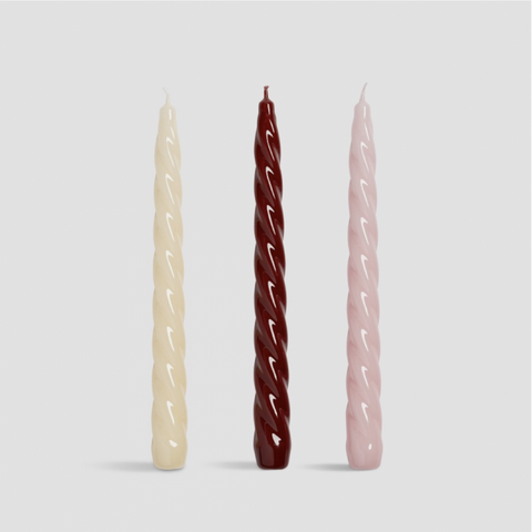 Bougies Bravo  - lot de 3
