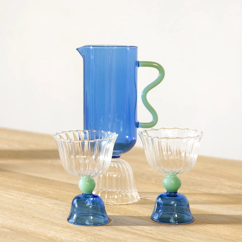 Carafe Tulipe blue