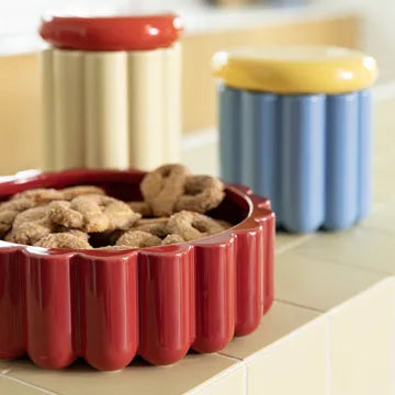 &k Amsterdam Boite de rangement Charlo Rouge